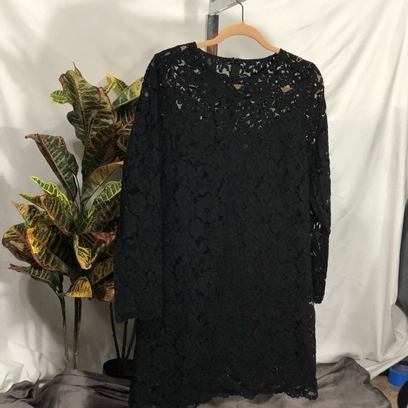 H&M long sleeve black lace dress - Picture 5 of 16